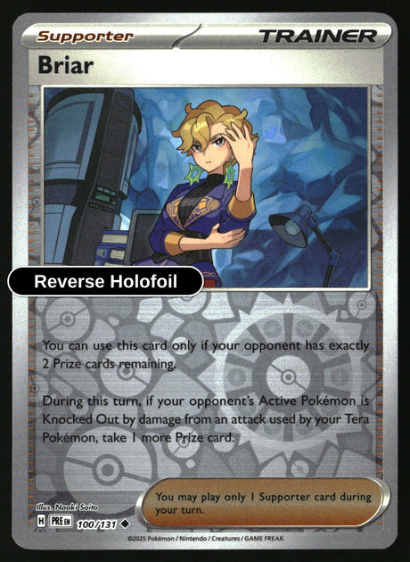 Briar - 100/131 - [PRE - SV: Prismatic Evolutions] - Reverse Holofoil
