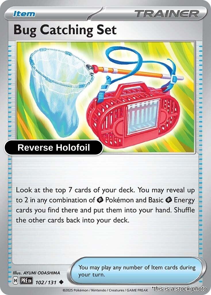 Bug Catching Set - 102/131 - [PRE - SV: Prismatic Evolutions] - Reverse Holofoil