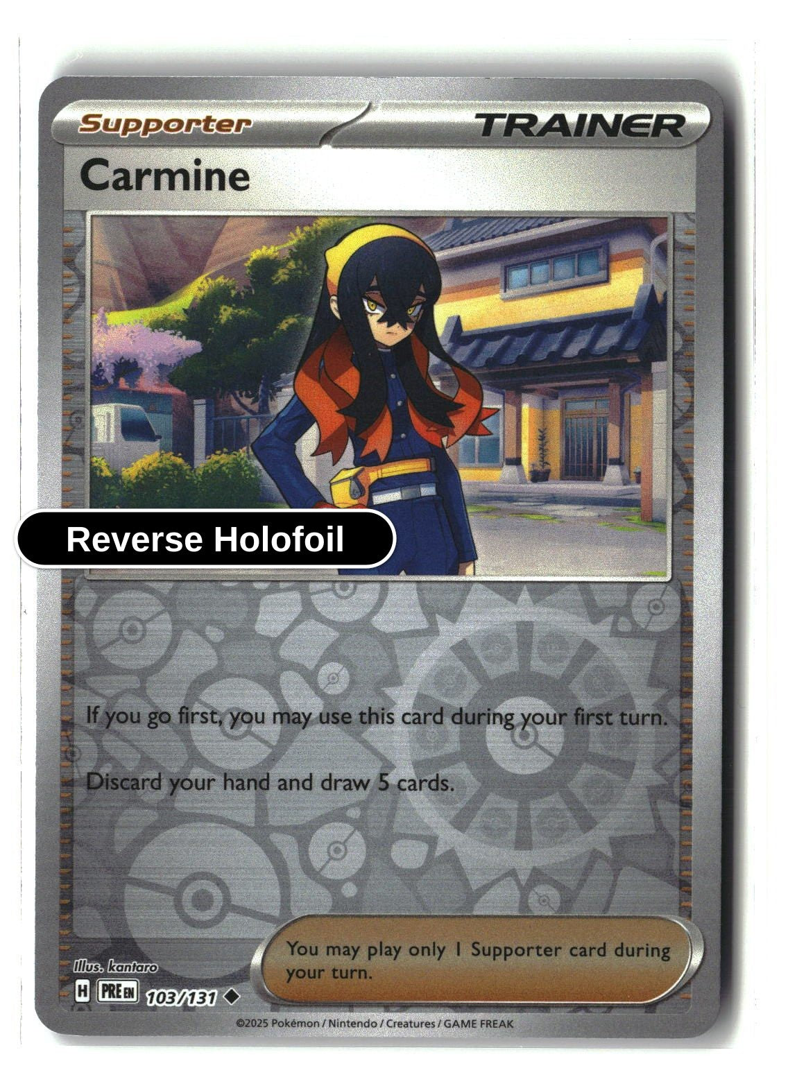 Carmine - 103/131 - [PRE - SV: Prismatic Evolutions] - Reverse Holofoil
