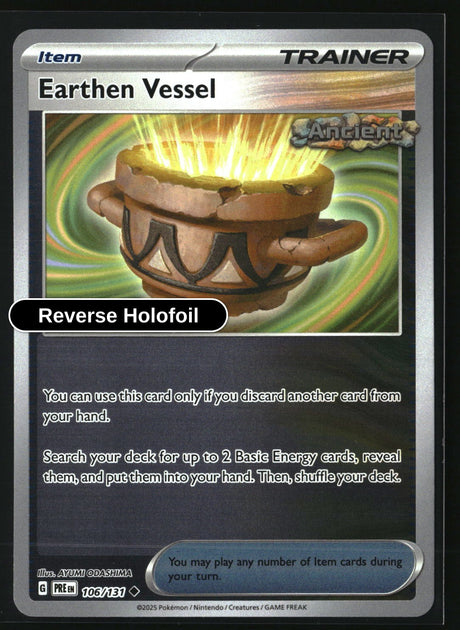 Earthen Vessel - 106/131 - [PRE - SV: Prismatic Evolutions] - Reverse Holofoil