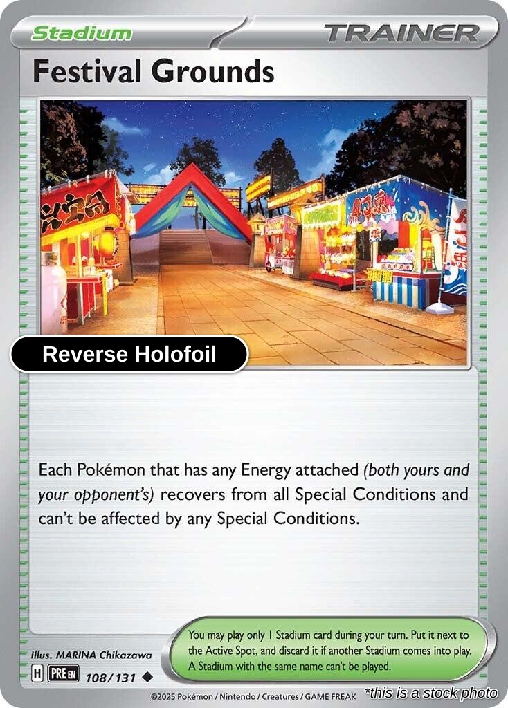 Festival Grounds - 108/131 - [PRE - SV: Prismatic Evolutions] - Reverse Holofoil