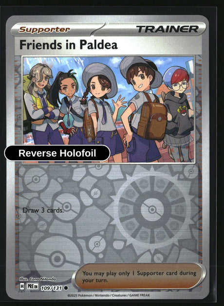 Friends in Paldea - 109/131 - [PRE - SV: Prismatic Evolutions] - Reverse Holofoil