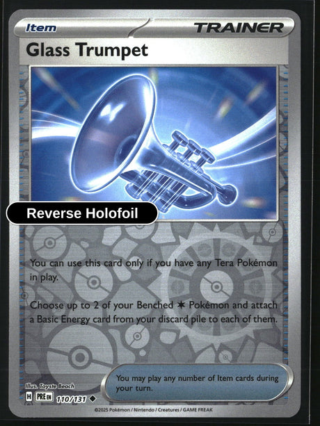 Glass Trumpet - 110/131 - [PRE - SV: Prismatic Evolutions] - Reverse Holofoil