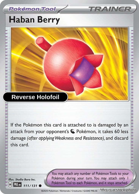 Haban Berry - 111/131 - [PRE - SV: Prismatic Evolutions] - Reverse Holofoil
