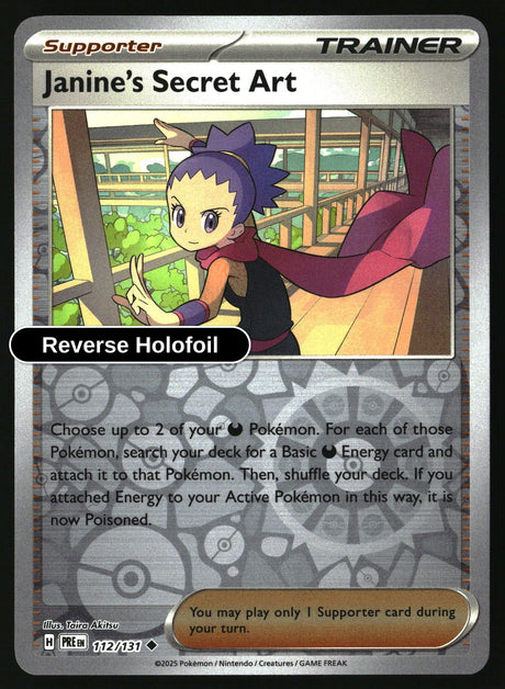 Janine's Secret Art - 112/131 - [PRE - SV: Prismatic Evolutions] - Reverse Holofoil