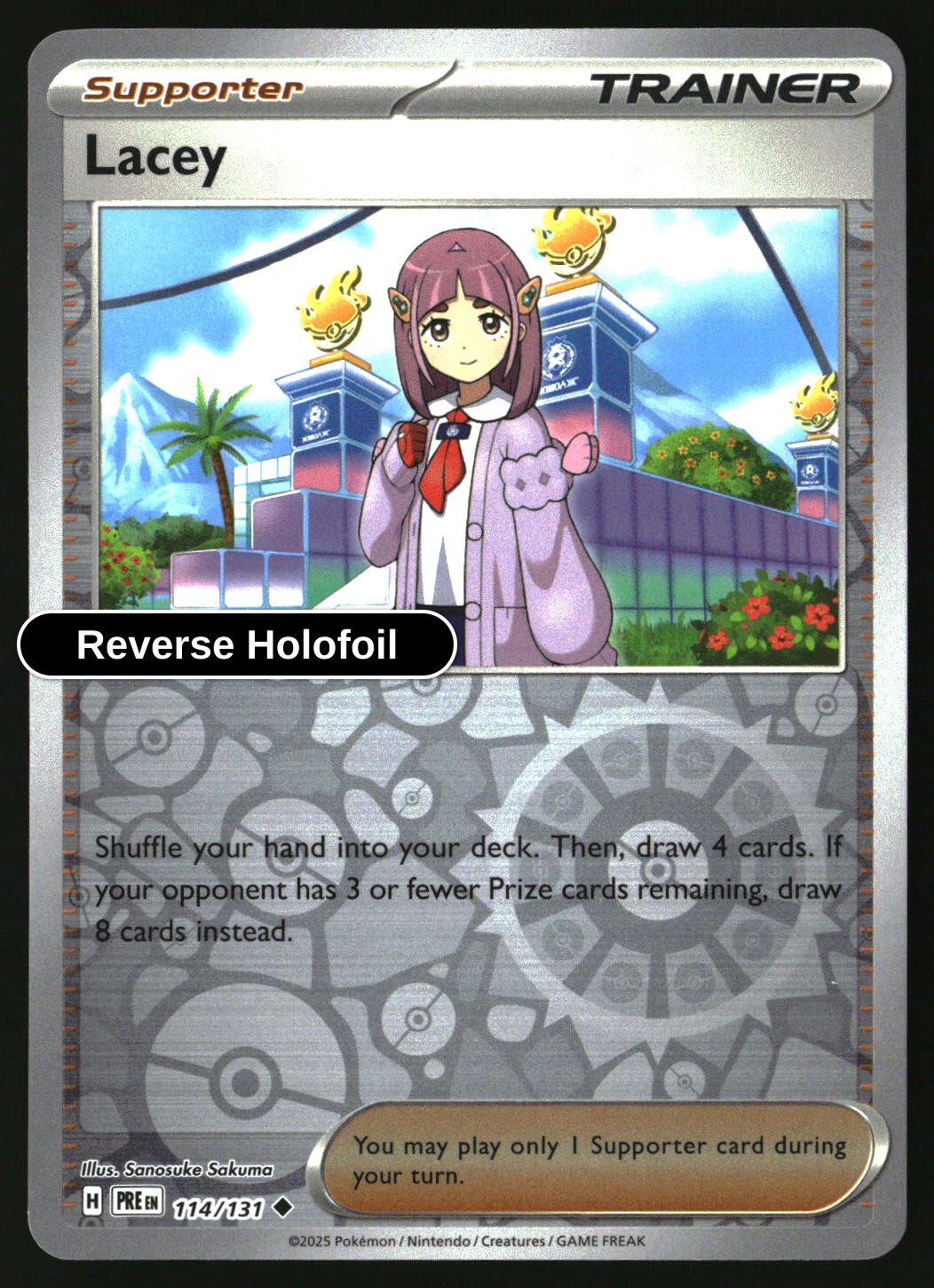 Lacey - 114/131 - [PRE - SV: Prismatic Evolutions] - Reverse Holofoil