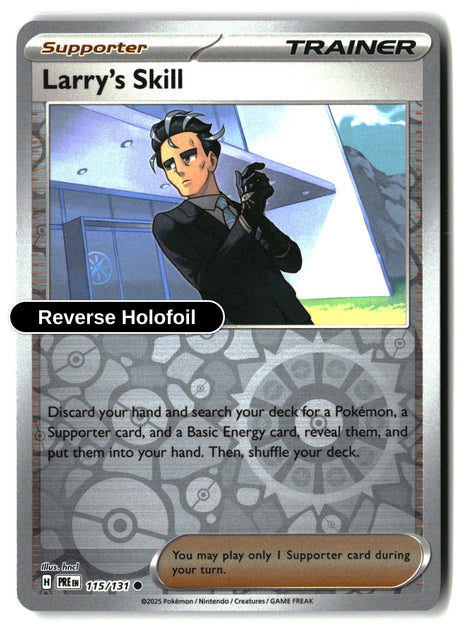 Larry's Skill - 115/131 - [PRE - SV: Prismatic Evolutions] - Reverse Holofoil