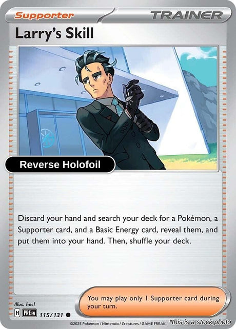 Larry's Skill - 115/131 - [PRE - SV: Prismatic Evolutions] - Reverse Holofoil