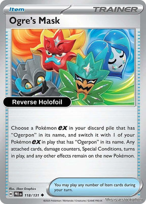 Ogre's Mask - 118/131 - [PRE - SV: Prismatic Evolutions] - Reverse Holofoil