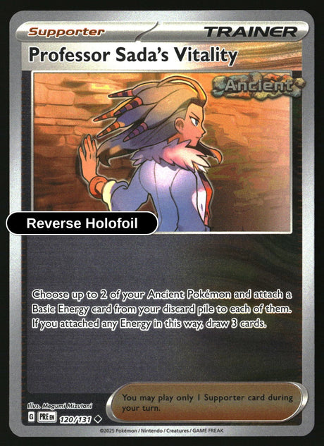 Professor Sada's Vitality - 120/131 - [PRE - SV: Prismatic Evolutions] - Reverse Holofoil