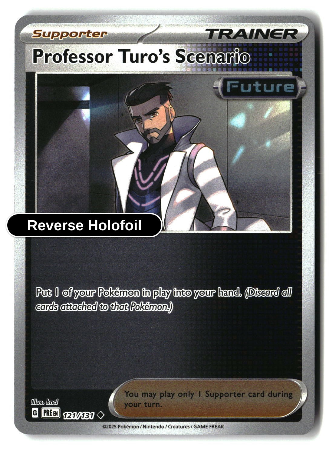 Professor Turo's Scenario - 121/131 - [PRE - SV: Prismatic Evolutions] - Reverse Holofoil