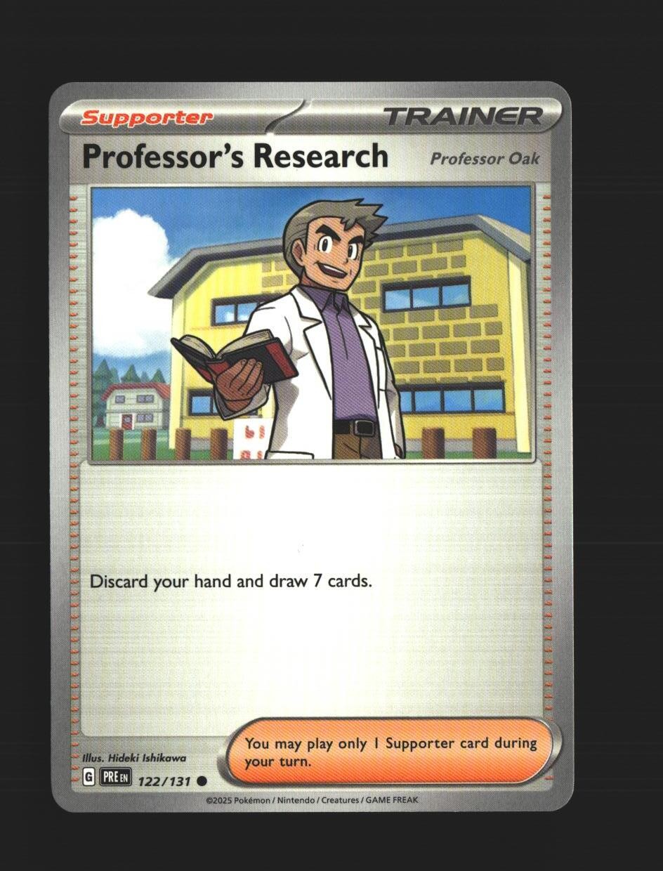 Professor's Research [Professor Oak] - 122/131 - [PRE - SV: Prismatic Evolutions]