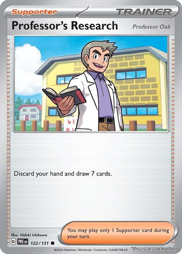Professor's Research [Professor Oak] - 122/131 - [PRE - SV: Prismatic Evolutions]