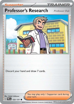 Professor's Research [Professor Oak] - 122/131 - [PRE - SV: Prismatic Evolutions]