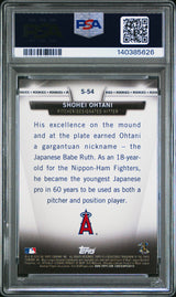 Shohei Ohtani 2018 Topps Topps Salute (Series Two) #S-54 PSA 8