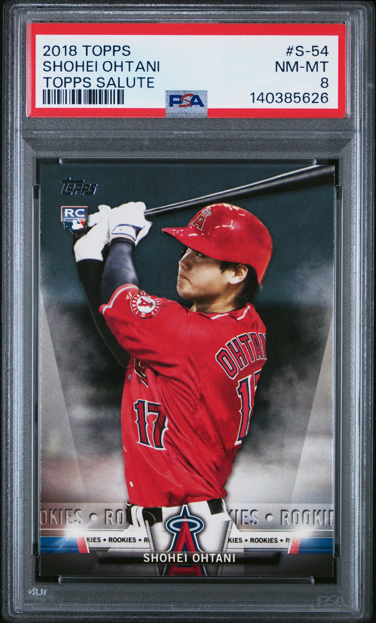 Shohei Ohtani 2018 Topps Topps Salute (Series Two) #S-54 PSA 8