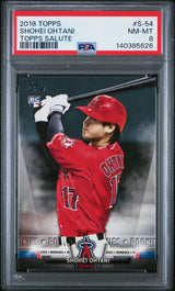 Shohei Ohtani 2018 Topps Topps Salute (Series Two) #S-54 PSA 8