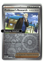 Professor's Research [Professor Rowan] - 124/131 - [PRE - SV: Prismatic Evolutions] - Reverse Holofoil