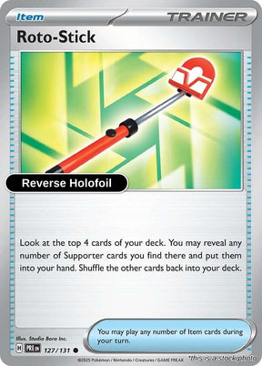Roto-Stick - 127/131 - [PRE - SV: Prismatic Evolutions] - Reverse Holofoil