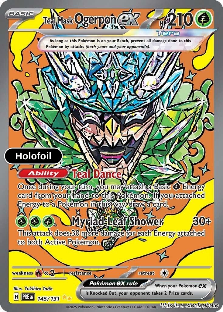 Teal Mask Ogerpon ex - 145/131