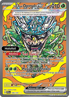 Teal Mask Ogerpon ex - 145/131
