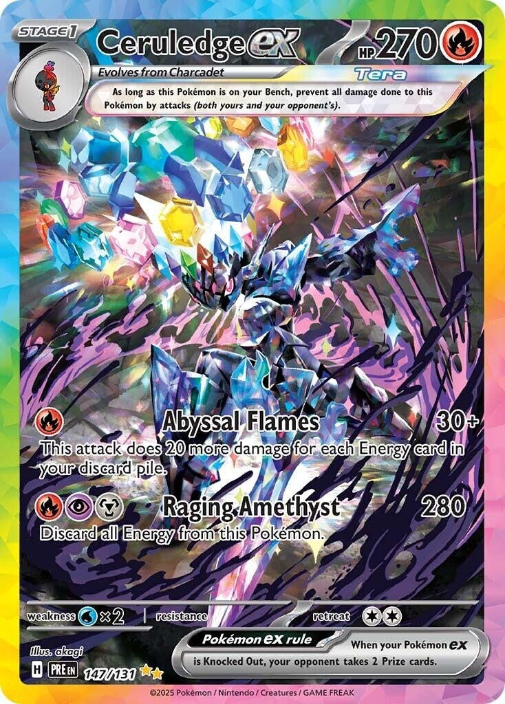 Ceruledge ex (147/131) [SV: Prismatic Evolutions]