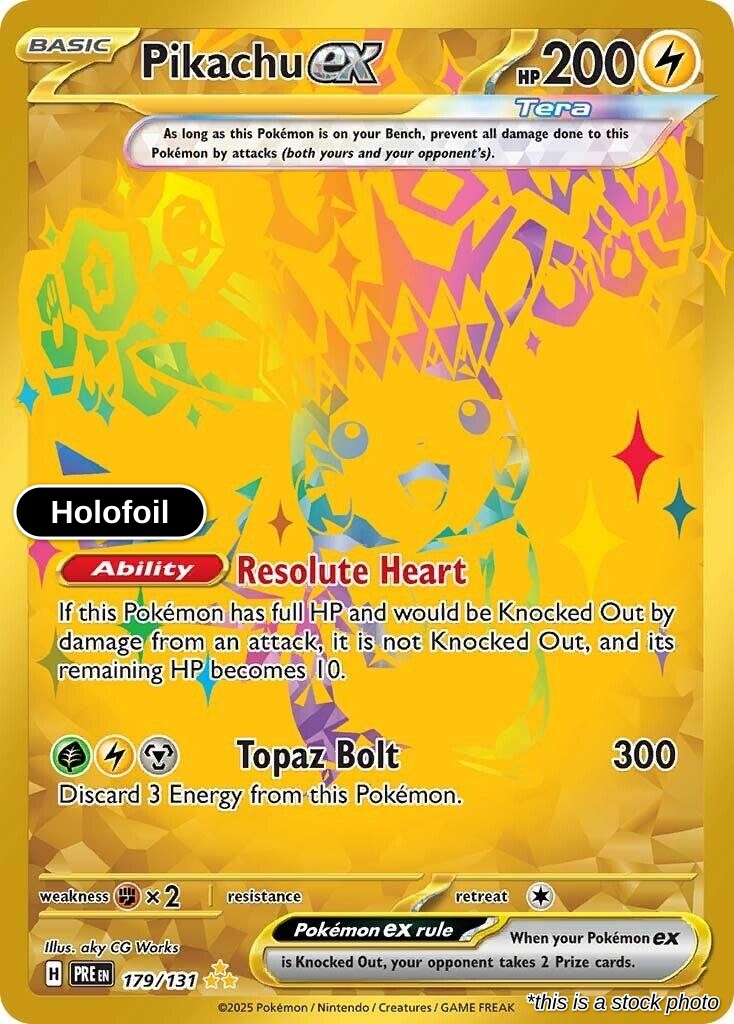 Pikachu ex - 179/131