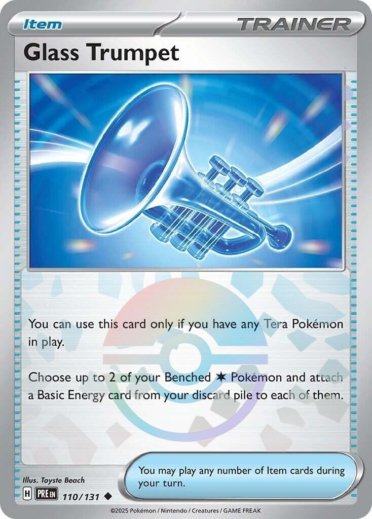 Glass Trumpet (Poke Ball Pattern) (110/131) [SV: Prismatic Evolutions]