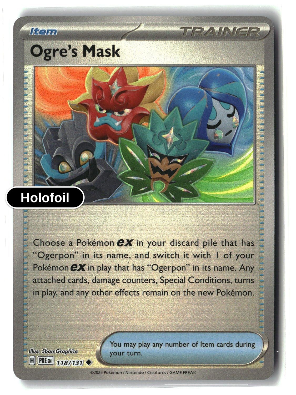 Ogre's Mask (Poke Ball Pattern)