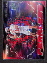 Arch Manning 2025 Panini Prizm Draft Picks Fearless Red Flash #F-AMG #/49
