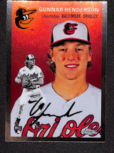 Gunnar Henderson 2023 Topps Chrome Platinum Anniversary #50