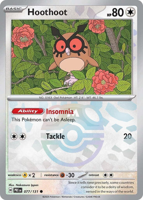 Hoothoot (Master Ball Pattern)