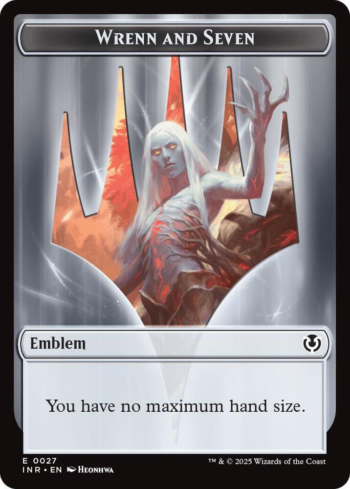 Treefolk // Emblem - Wrenn and Seven Double-Sided Token (Back)