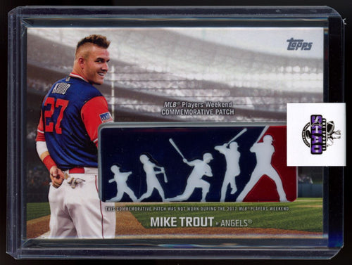 Mike Trout 2018 Topps #PWP-MT Players Weekend Patch