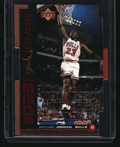 Michael Jordan 1998-99 Upper Deck #QMM1 MJ23 Tier 1 (Quantum Bronze) #/2300