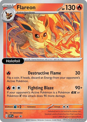 Flareon - 167 (Cosmos Holo)