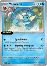Vaporeon - 168 (Cosmos Holo)