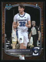 Owen Freeman 2025-26 Bowman Chrome Prospects Reptilian Refractor #BCP-32