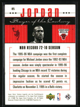 Michael Jordan 1998-99 Upper Deck Century Legends #85