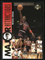 Michael Jordan / Charlie Sheen MA 1995-96 Upper Deck Electric Court #339