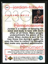 Michael Jordan 1997-98 Upper Deck Michael Jordan Tribute #MJ51