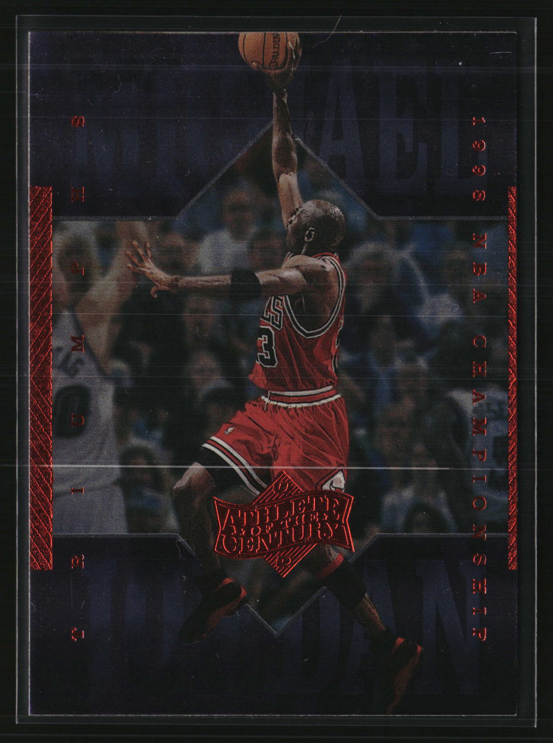 Michael Jordan 1999 Upper Deck Michael Jordan Athlete of the Century #90