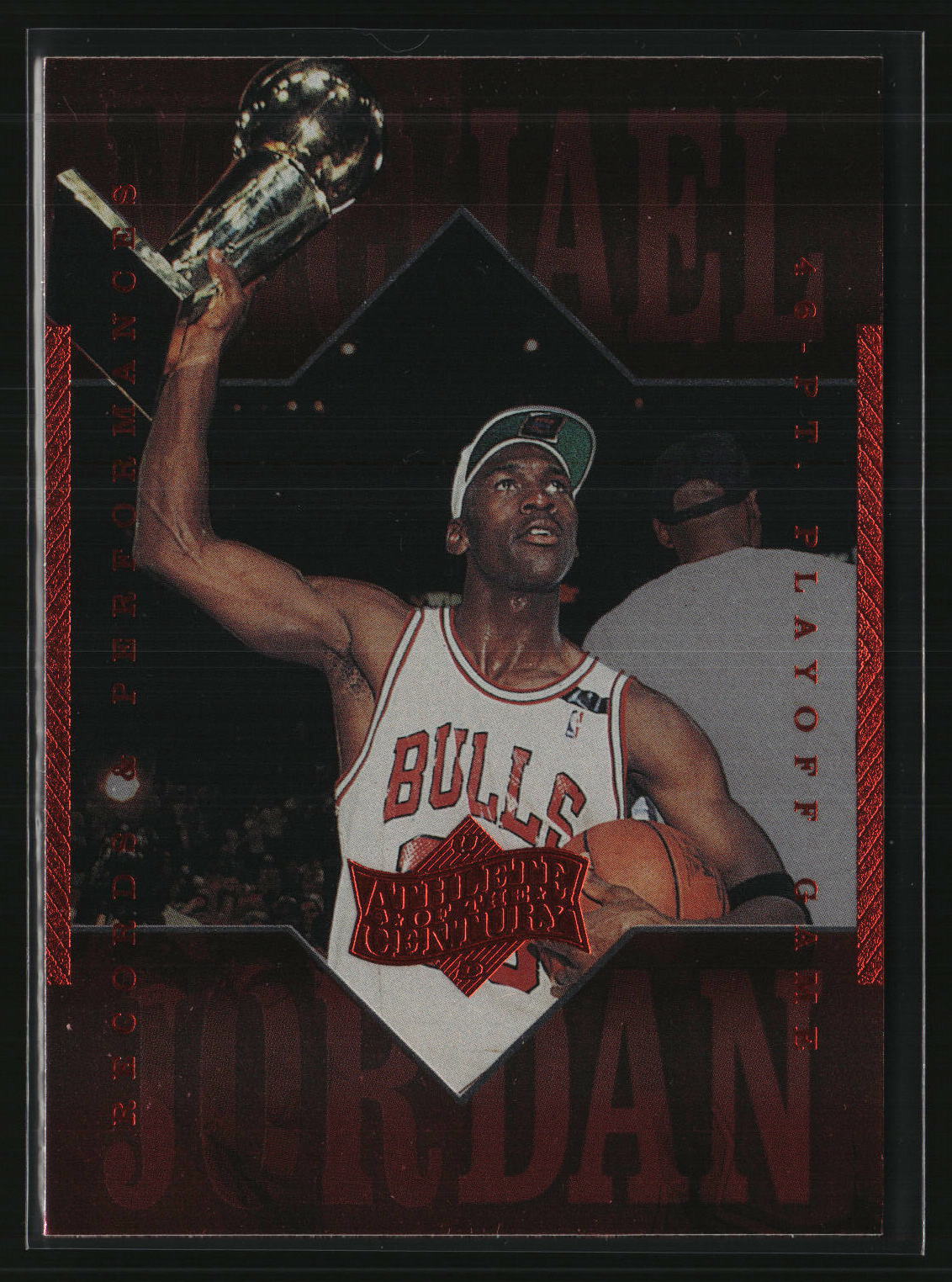 Michael Jordan 1999 Upper Deck Michael Jordan Athlete of the Century #44