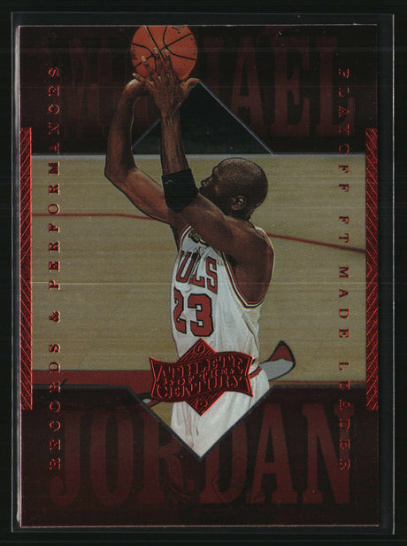 Michael Jordan 1999 Upper Deck Michael Jordan Athlete of the Century #53