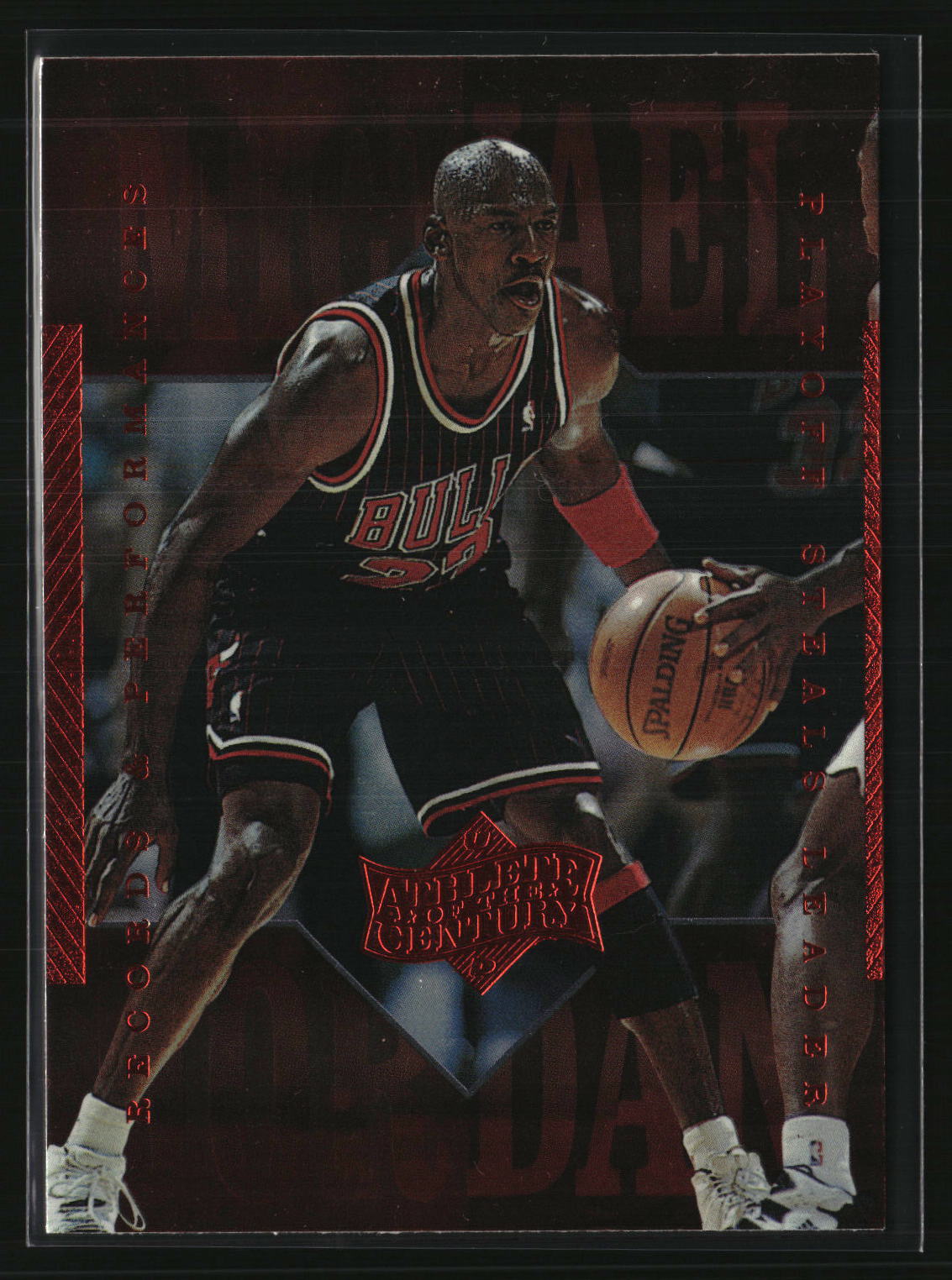 Michael Jordan 1999 Upper Deck Michael Jordan Athlete of the Century #68