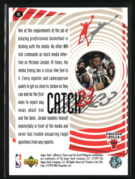 Michael Jordan 1997-98 Collector's Choice #191