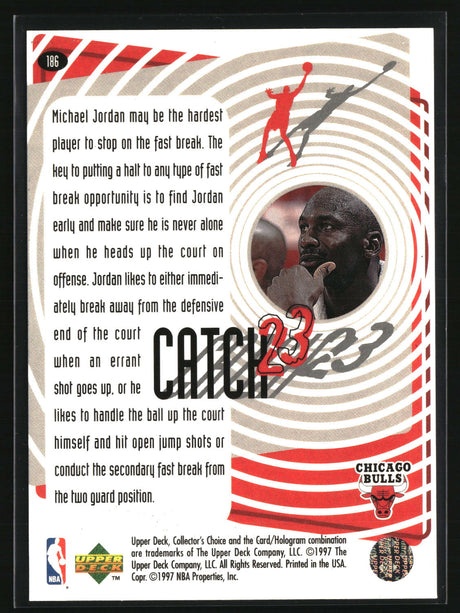 Michael Jordan 1997-98 Collector's Choice #186