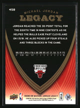 Michael Jordan 2008-09 Upper Deck Michael Jordan Legacy Collection #458