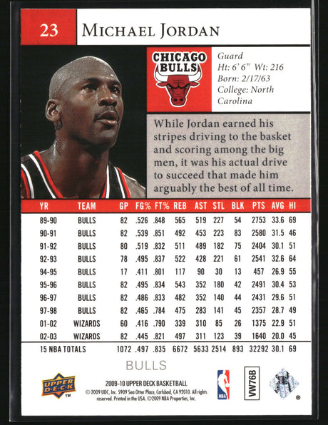 Michael Jordan 2009-10 Upper Deck #23