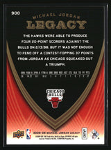 Michael Jordan 2008-09 Upper Deck Michael Jordan Legacy Collection #900